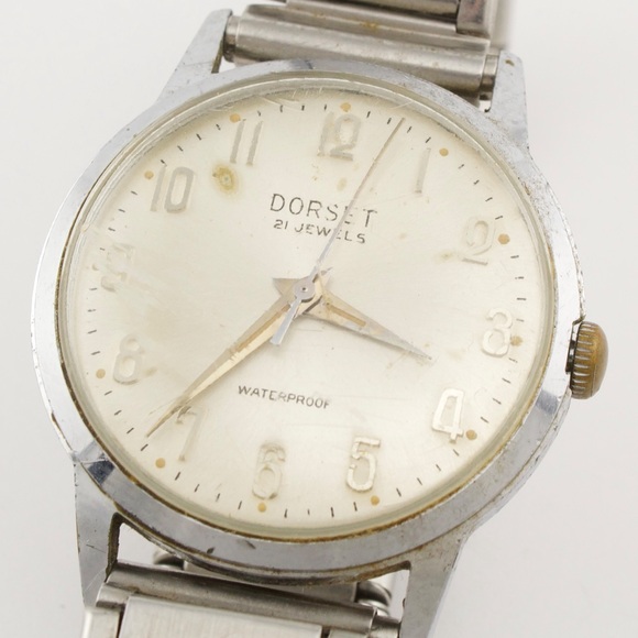 Vintage Dorset Men’s Watch 21 Jewels Waterproof on Brite Expansion Band - Picture 5 of 10